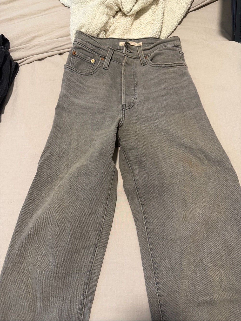Levi's Relaxed Straight Grey Jeans
